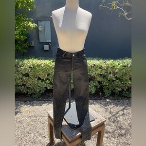 Brand New Black Zadig & Voltaire Skinny Leather Pants